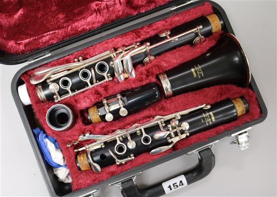 A Yamaha 26II cased clarinet